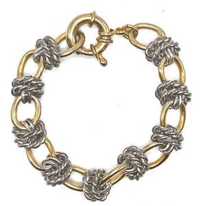 Knot Chain Contrast Bracelet